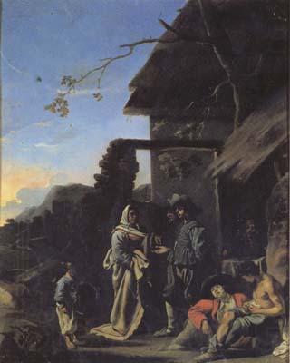 Bourdon, Sebastien The Fortune-Teller (mk17) France oil painting art